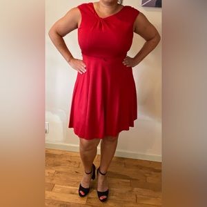 Eliza J Red A Line Dress